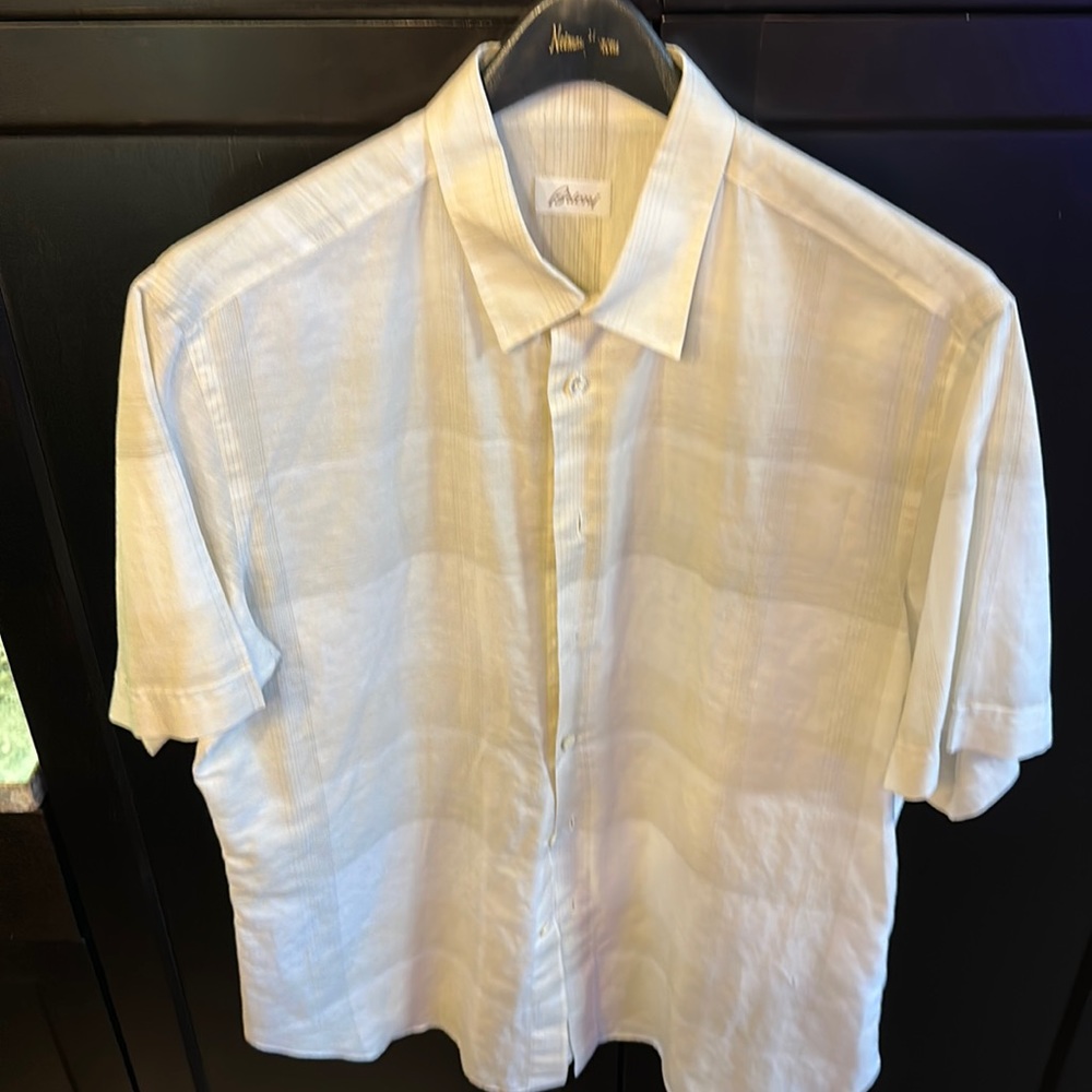 Brioni - Linen cotton blend.  XL.